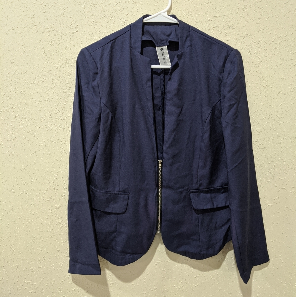 Navy blue blazer